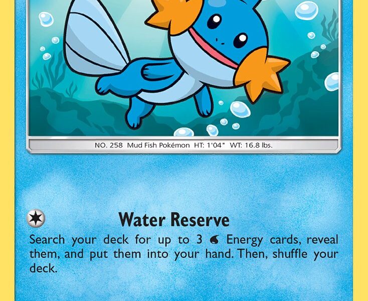 Mudkip Pokemon Kaart