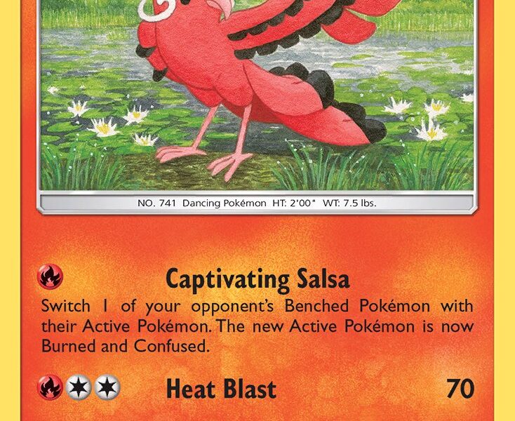 Oricorio Pokemon Kaart