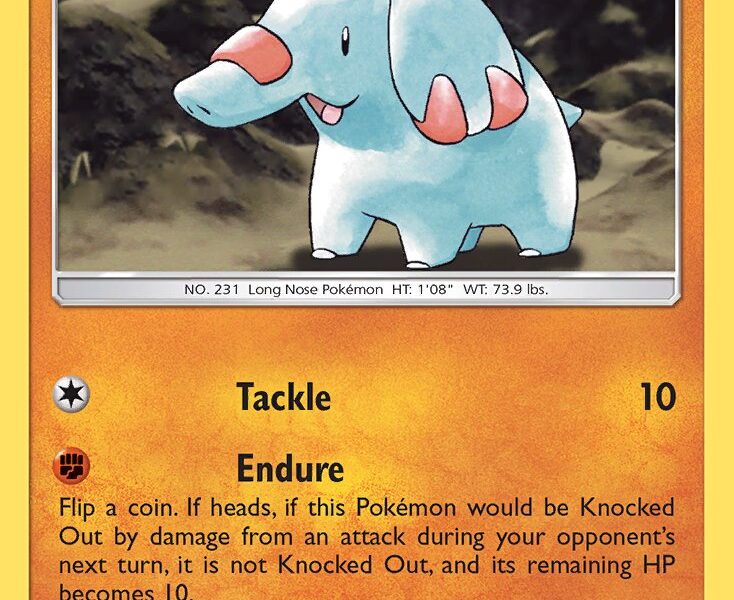 Phanpy Pokemon Kaart