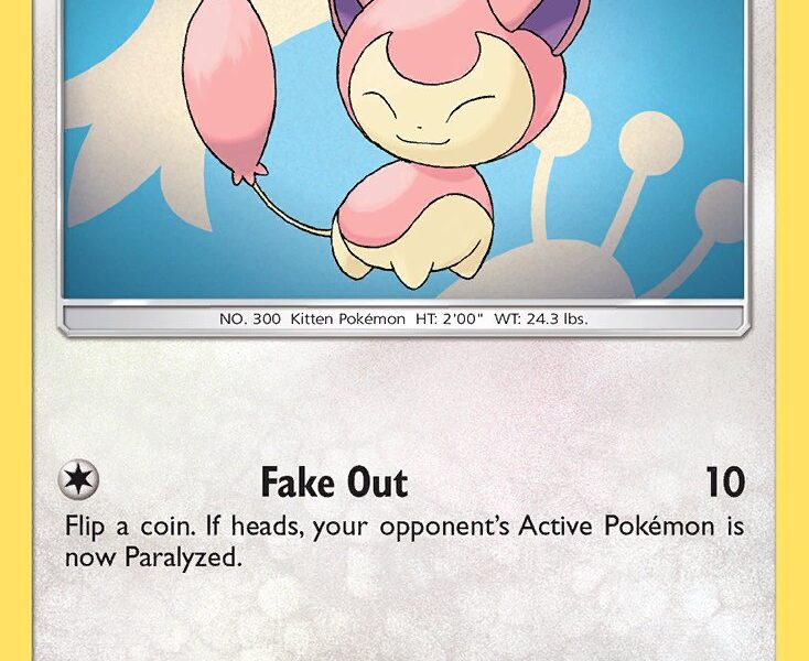 Skitty Pokemon Kaart