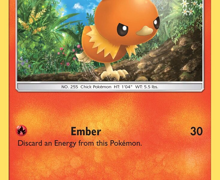 Torchic Pokemon Kaart