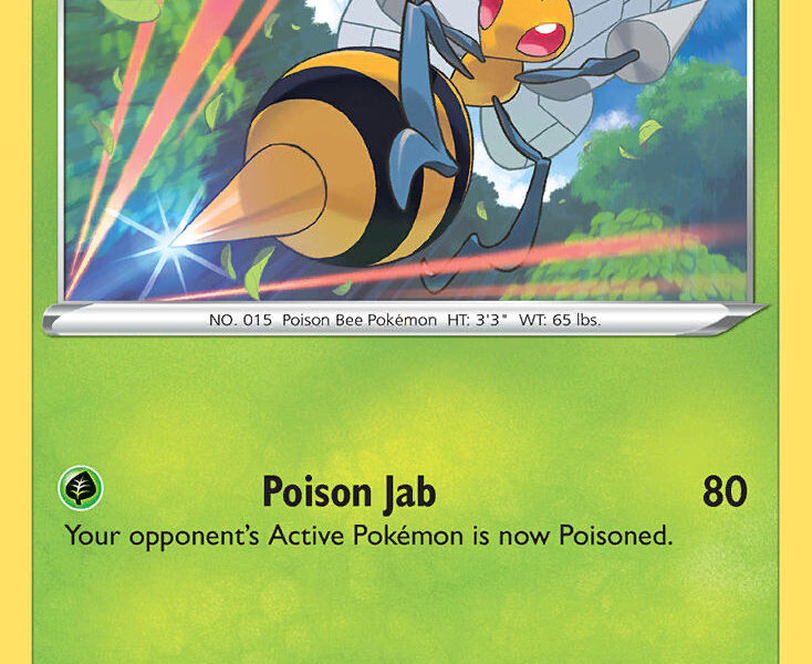 Beedrill Pokemon Kaart