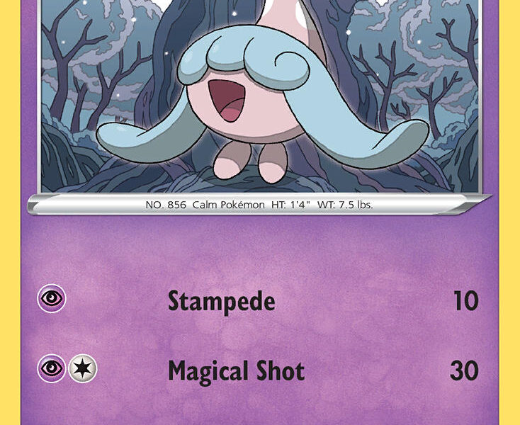 Hatenna Pokemon Kaart