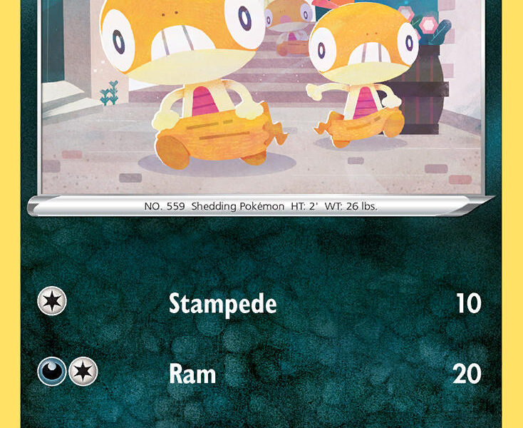 Scraggy Pokemon Kaart