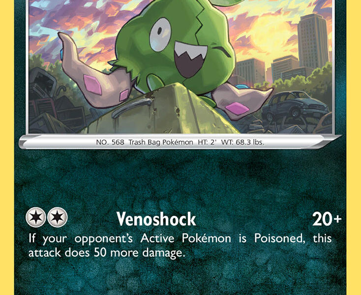 Trubbish Pokemon Kaart