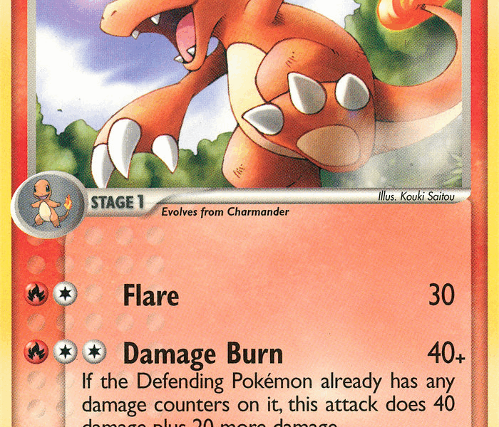 Charmeleon Pokemon Kaart