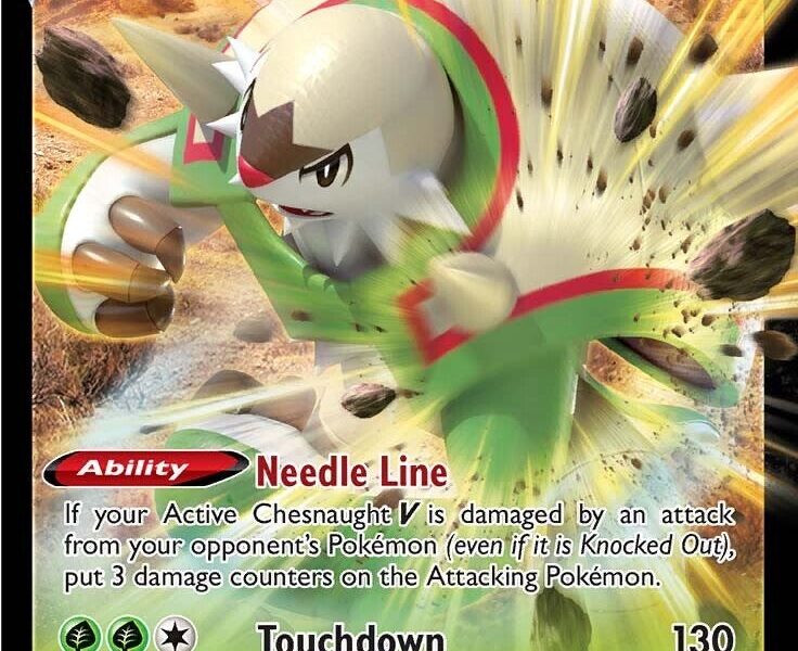 Chesnaught V Pokemon Kaart