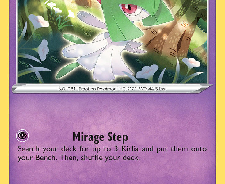 Kirlia Pokemon Kaart