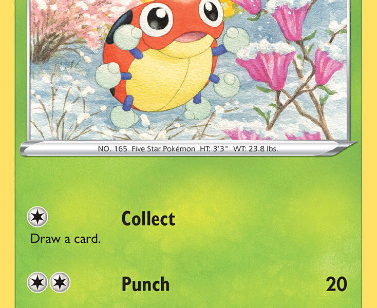 Ledyba Pokemon Kaart