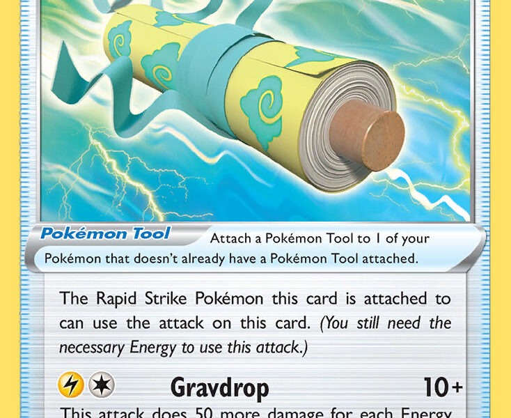 Rapid Strike Scroll of the Skies Pokemon Kaart