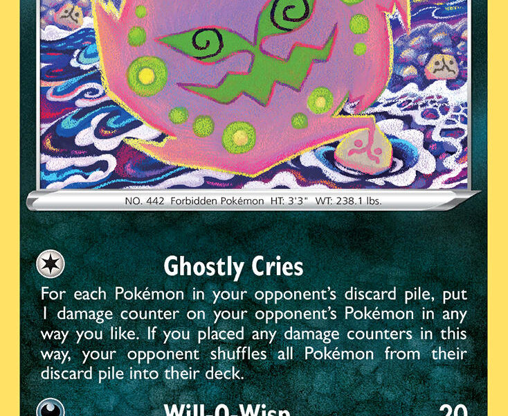 Spiritomb Pokemon Kaart