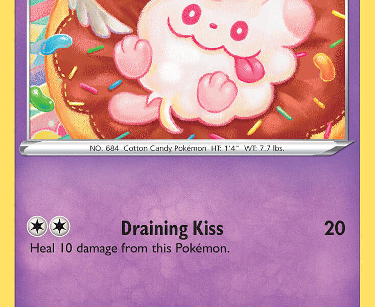 Swirlix Pokemon Kaart