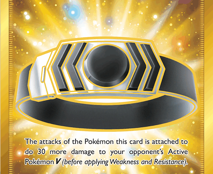 Choice Belt Pokemon Kaart