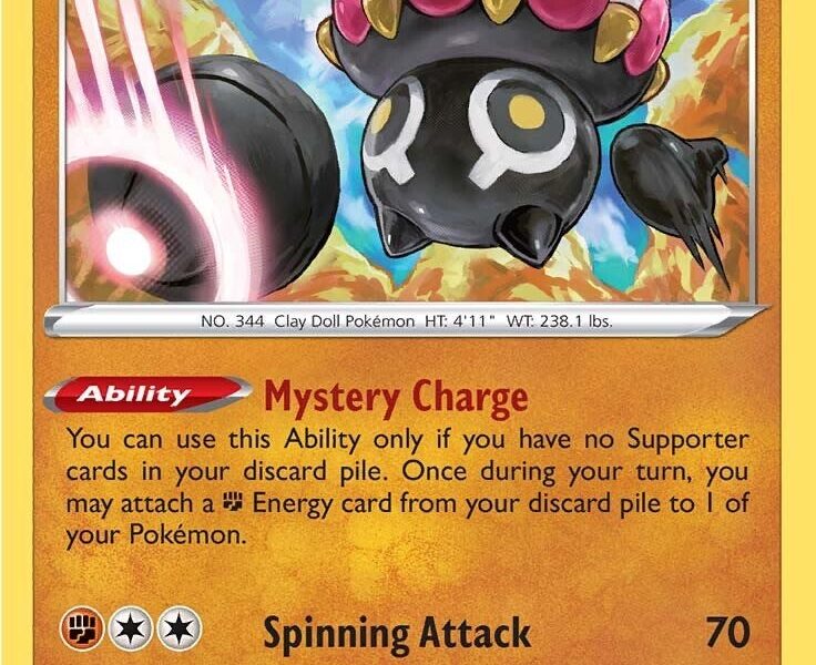 Claydol Pokemon Kaart