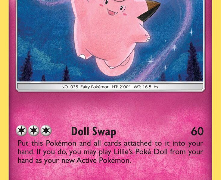 Clefairy Pokemon Kaart