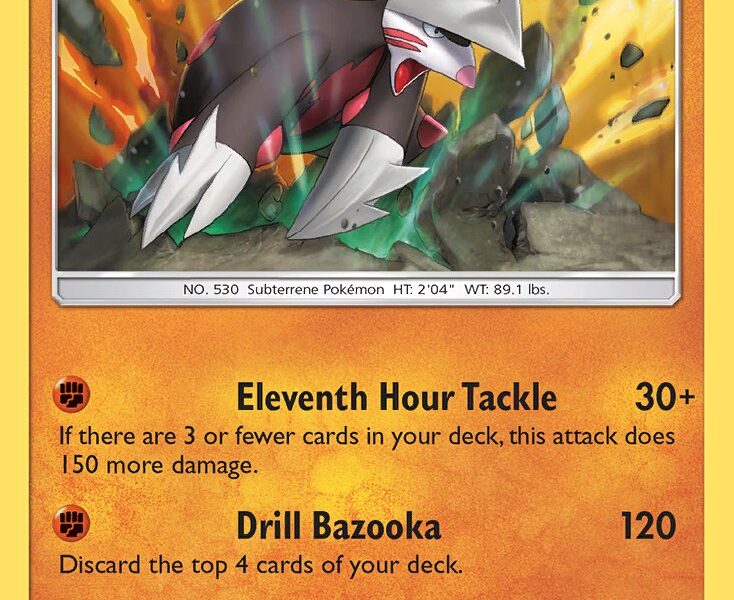 Excadrill Pokemon Kaart