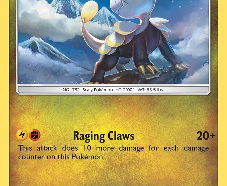Jangmo-o Pokemon Kaart
