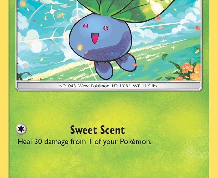 Oddish Pokemon Kaart