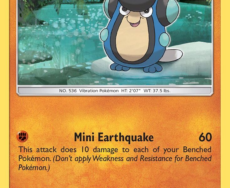 Palpitoad Pokemon Kaart