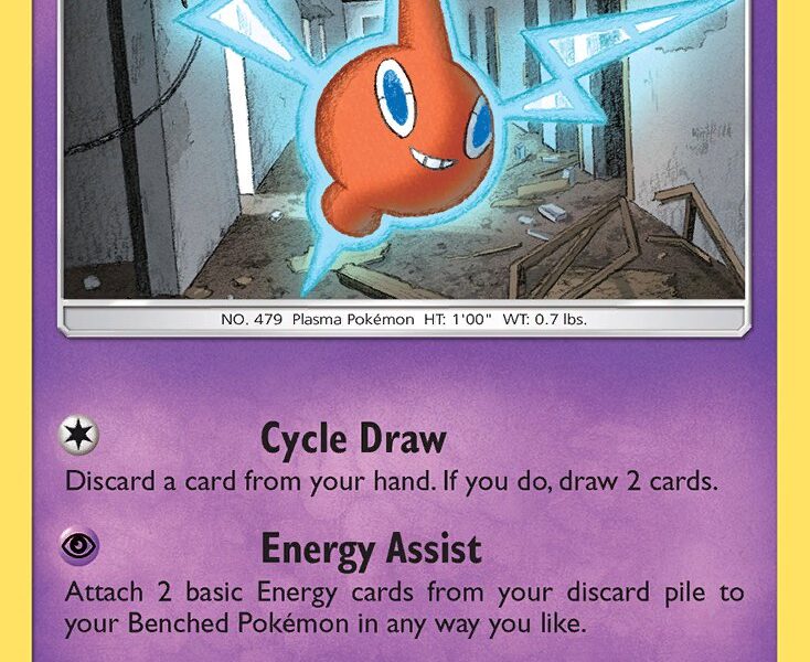 Rotom Pokemon Kaart