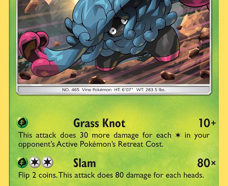 Tangrowth Pokemon Kaart