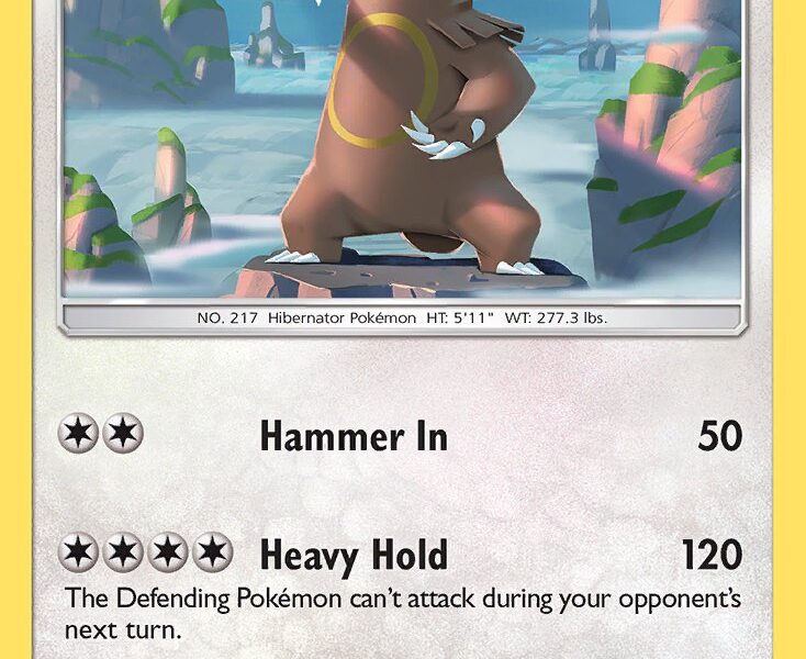 Ursaring Pokemon Kaart