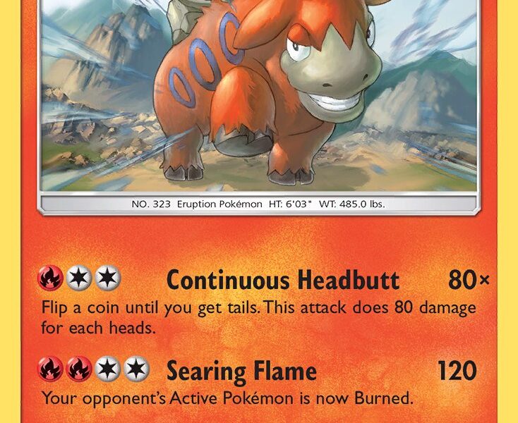 Camerupt Pokemon Kaart