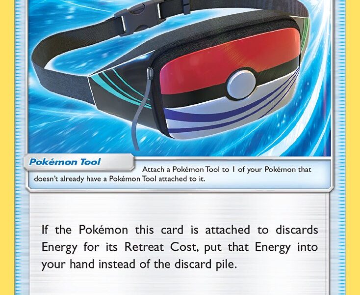 Dashing Pouch Pokemon Kaart