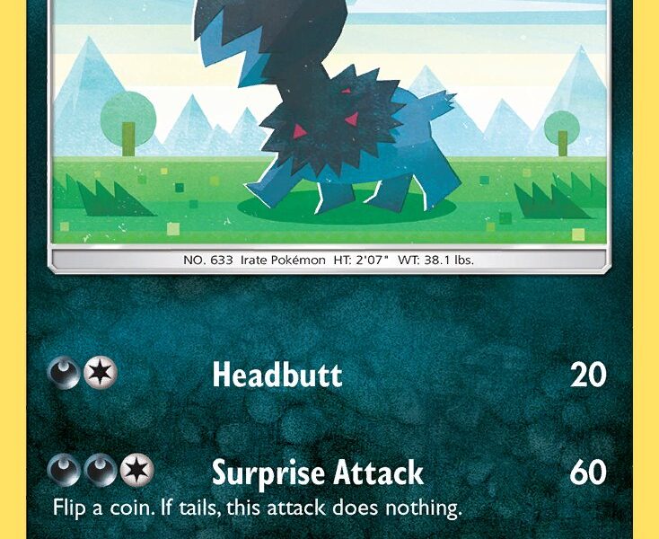 Deino Pokemon Kaart