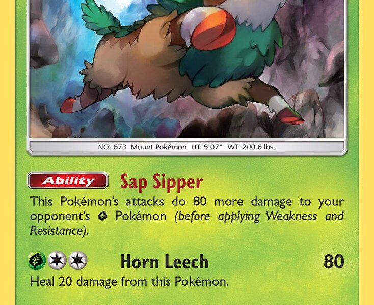 Gogoat Pokemon Kaart