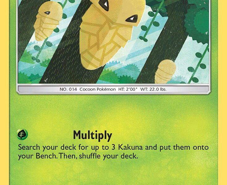 Kakuna Pokemon Kaart