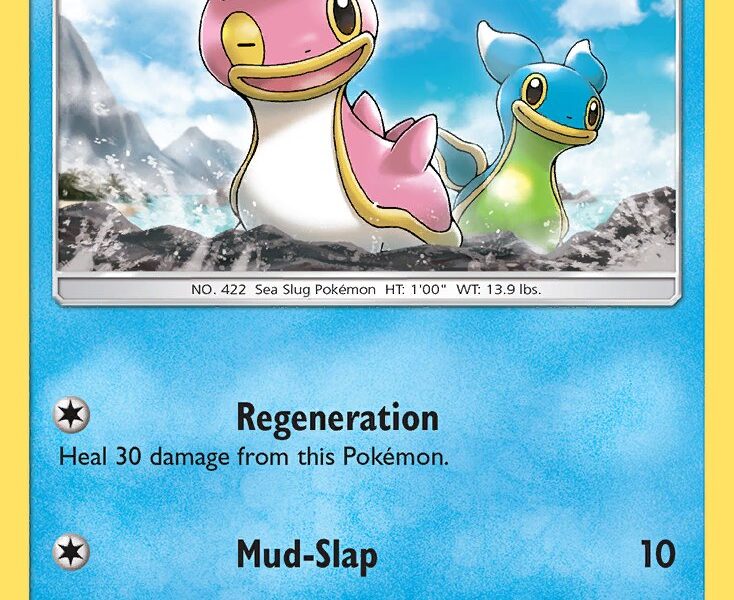 Shellos Pokemon Kaart