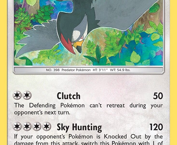 Staraptor Pokemon Kaart