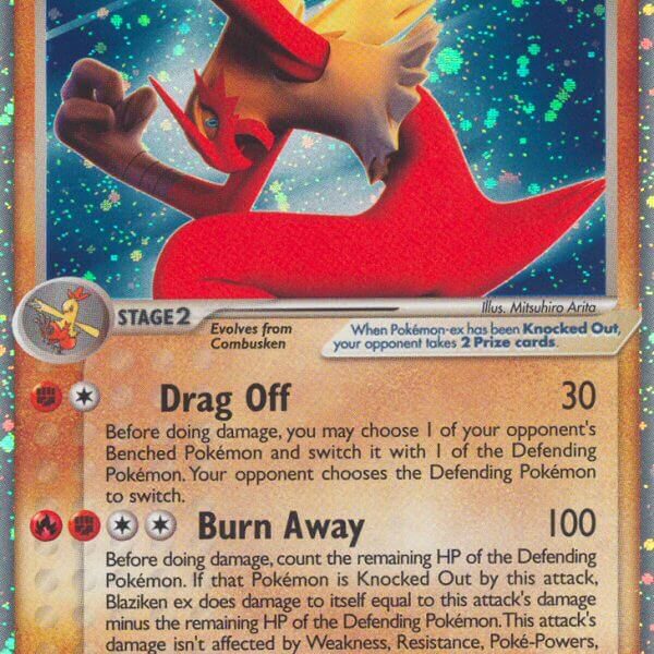 Blaziken ex Pokemon Kaart