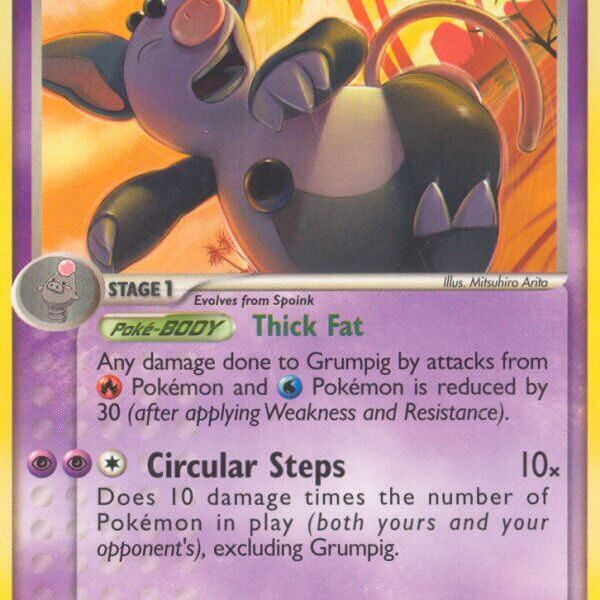 Grumpig Pokemon Kaart