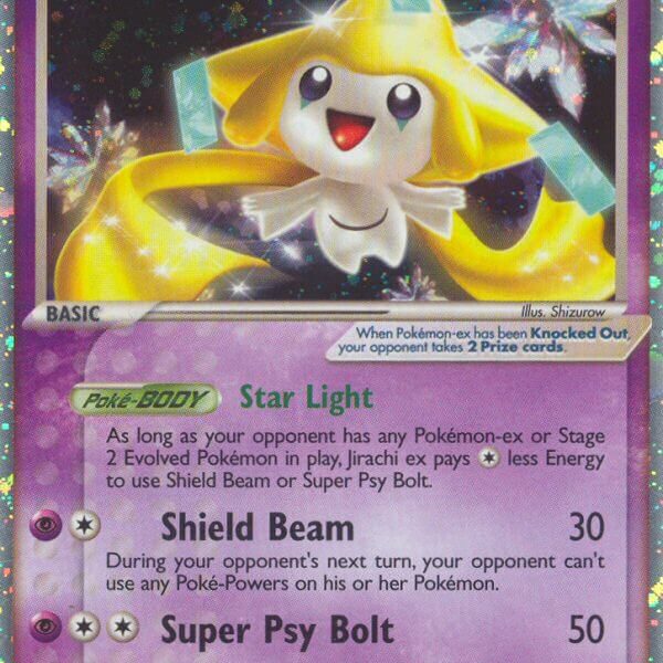 Jirachi ex Pokemon Kaart