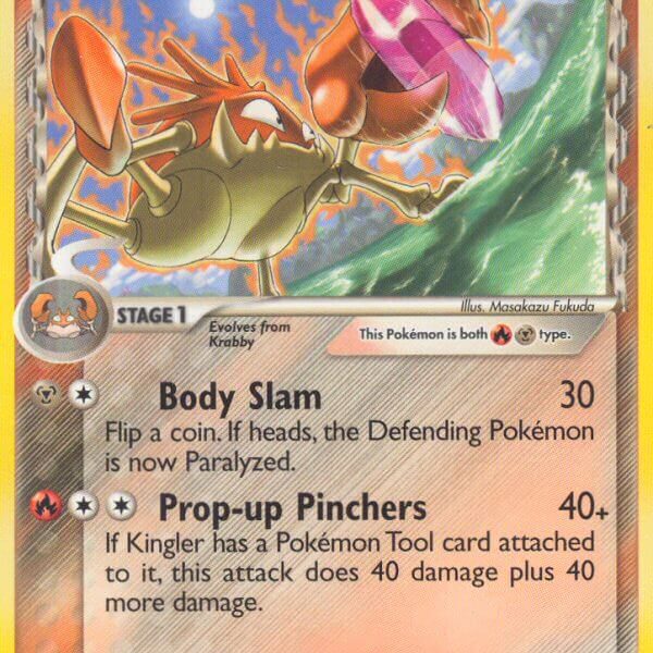 Kingler Pokemon Kaart