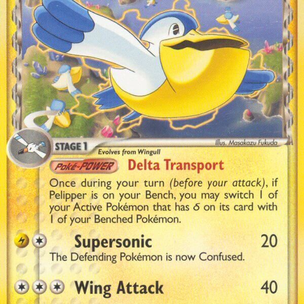 Pelipper Pokemon Kaart