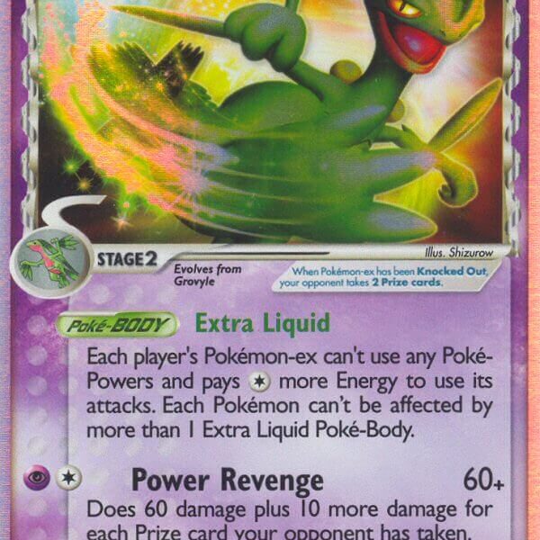 Sceptile ex Pokemon Kaart