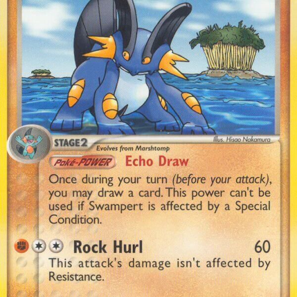 Swampert Pokemon Kaart