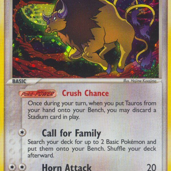 Tauros Pokemon Kaart