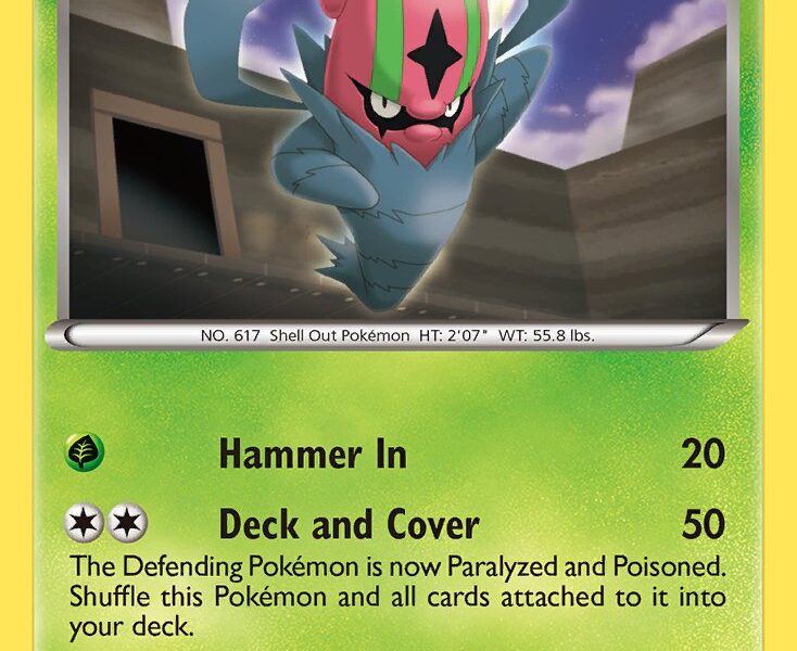Accelgor Pokemon Kaart