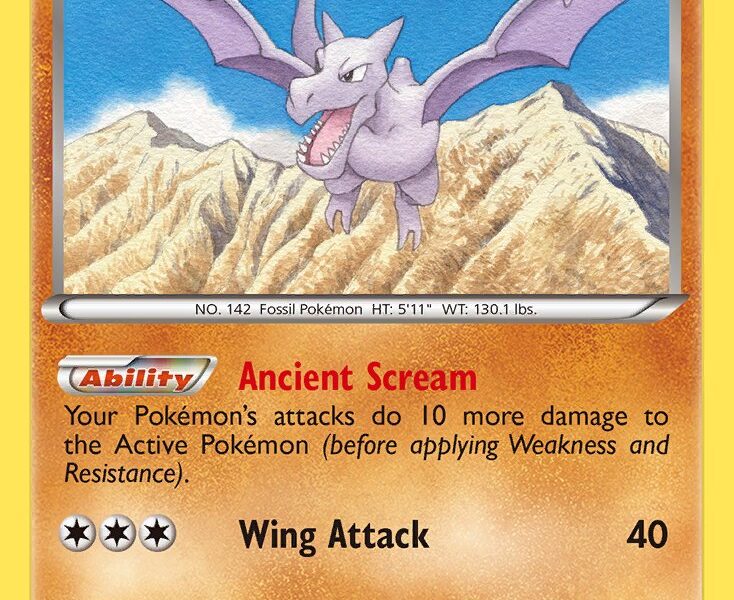Aerodactyl Pokemon Kaart