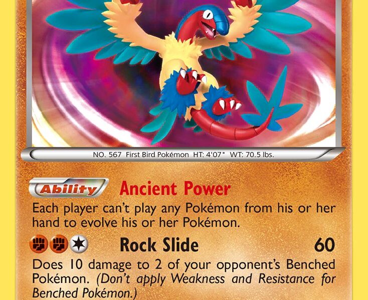 Archeops Pokemon Kaart