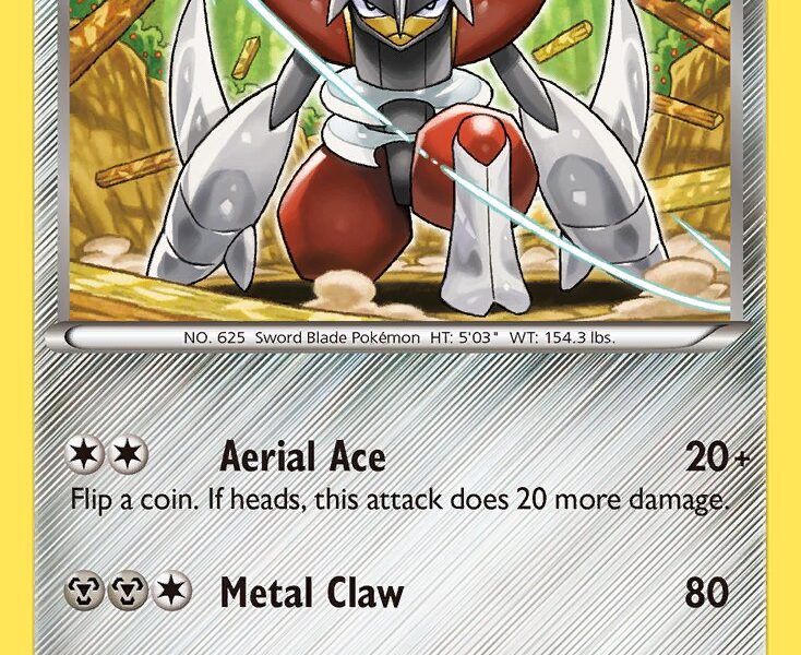 Bisharp Pokemon Kaart