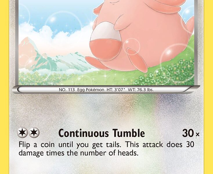 Chansey Pokemon Kaart