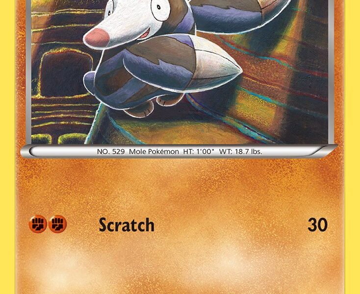 Drilbur Pokemon Kaart