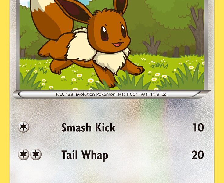 Eevee Pokemon Kaart