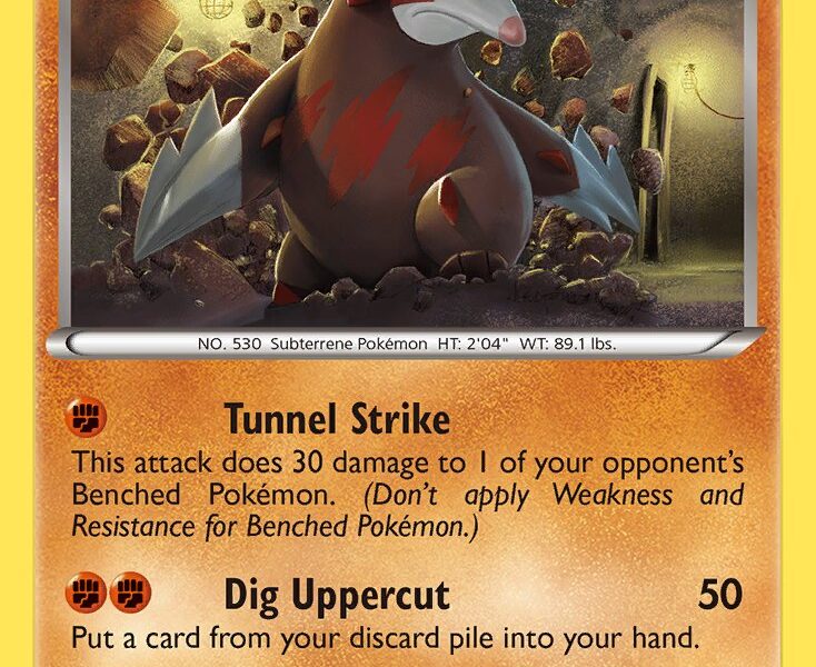 Excadrill Pokemon Kaart