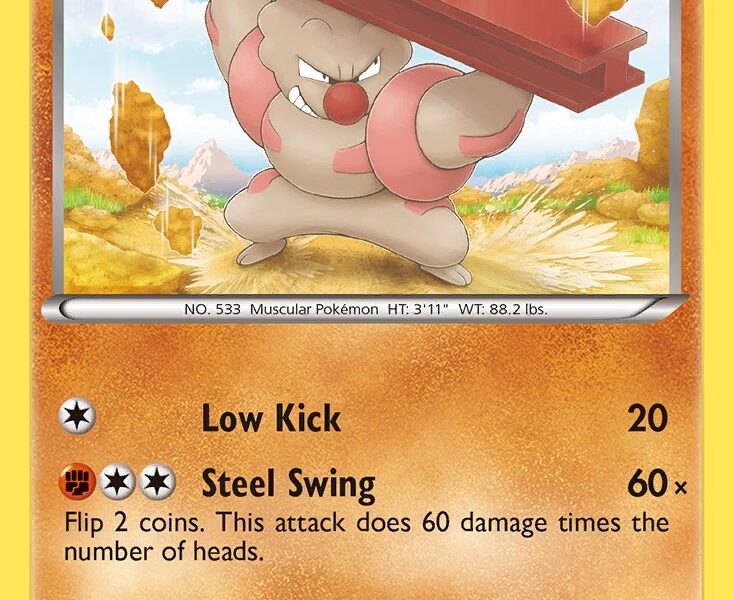 Gurdurr Pokemon Kaart